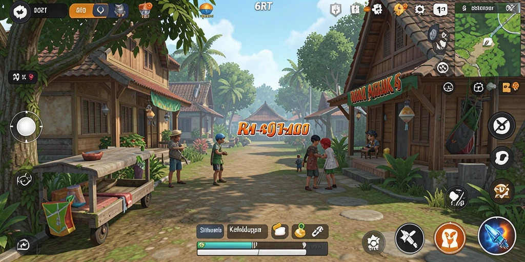 Tampilan menarik dari gameplay <strong>6RT</strong> yang menampilkan interaksi karakter.