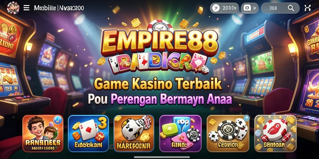 Gameplay menarik di EMPIRE88 dengan berbagai pilihan permainan kasino.