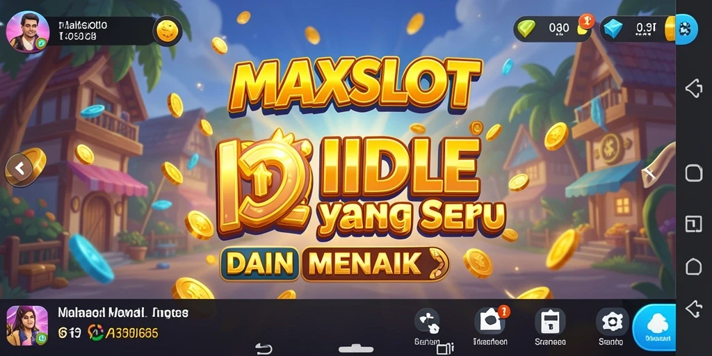Screenshot gameplay MAXSLOT menampilkan aktivitas menarik di dunia slot.