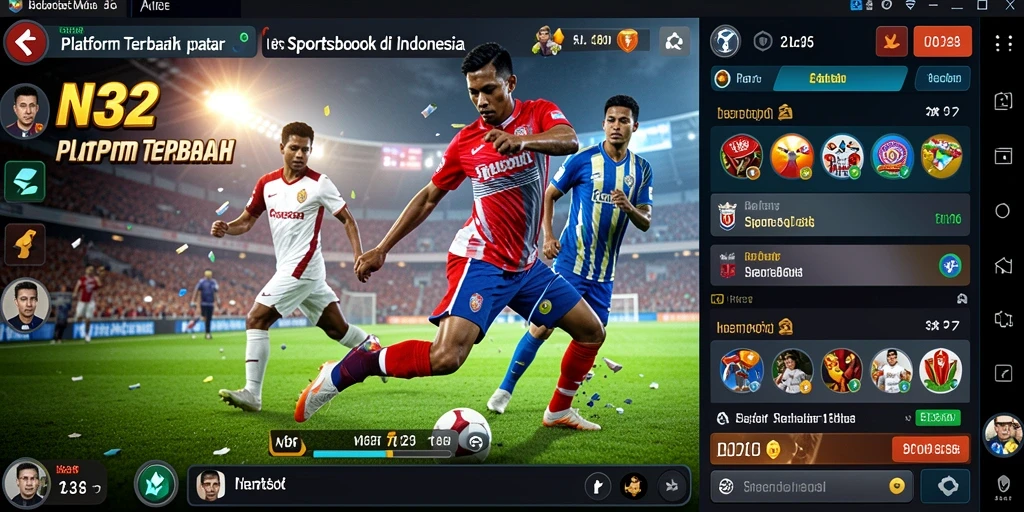 Tampilan menarik dari gameplay N32 dalam Sportsbook.