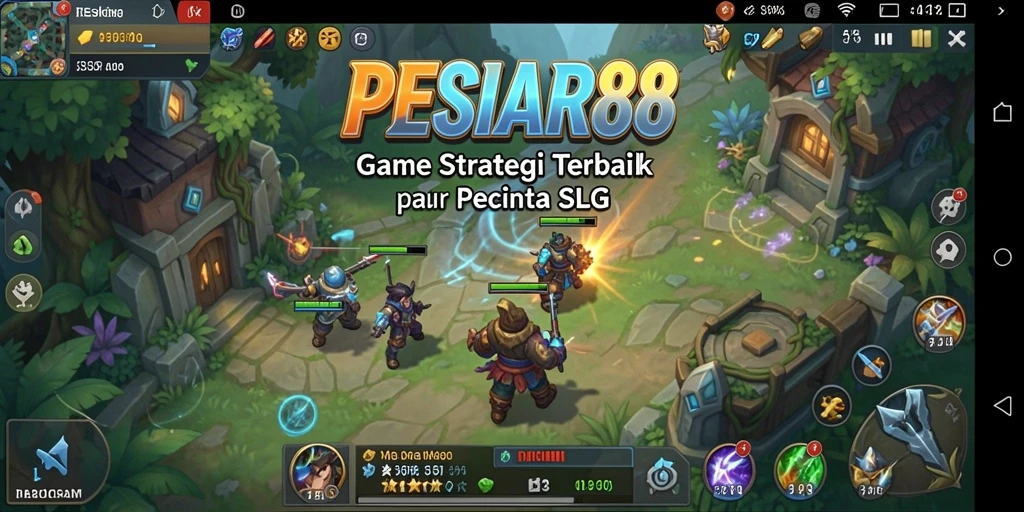 Tampilan intens dari pertempuran strategi PESIAR88 yang mendebarkan.