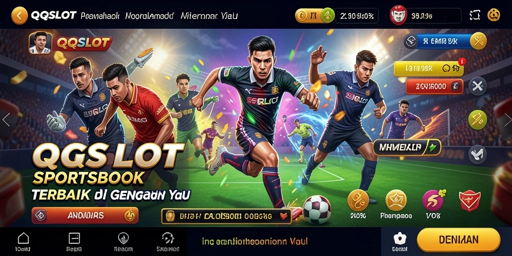 Tampilan menarik dari gameplay QQSLOT dalam genre Sportsbook.