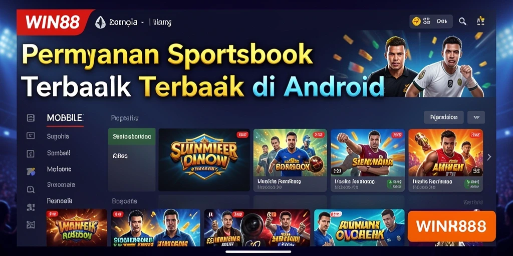 Screenshot gameplay Sportsbook di WIN88 yang menampilkan taruhan langsung.